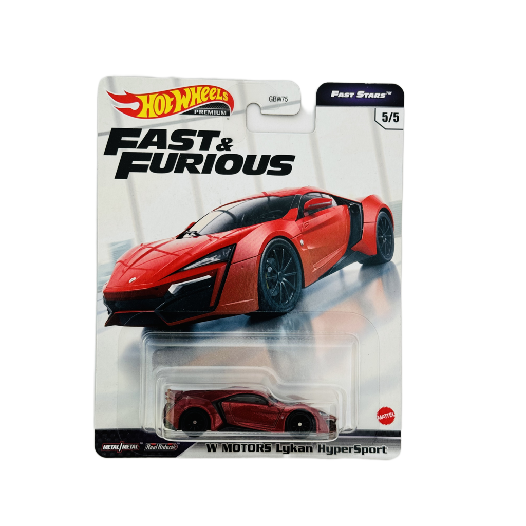 Hot Wheels Premium Fast & Furious Fast Stars W Motors Lykan HyperSport