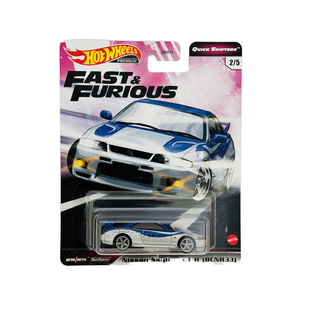 Hot Wheels Premium Fast & Furious Quick Shifters Nissan Skyline GT-R (BCNR33)