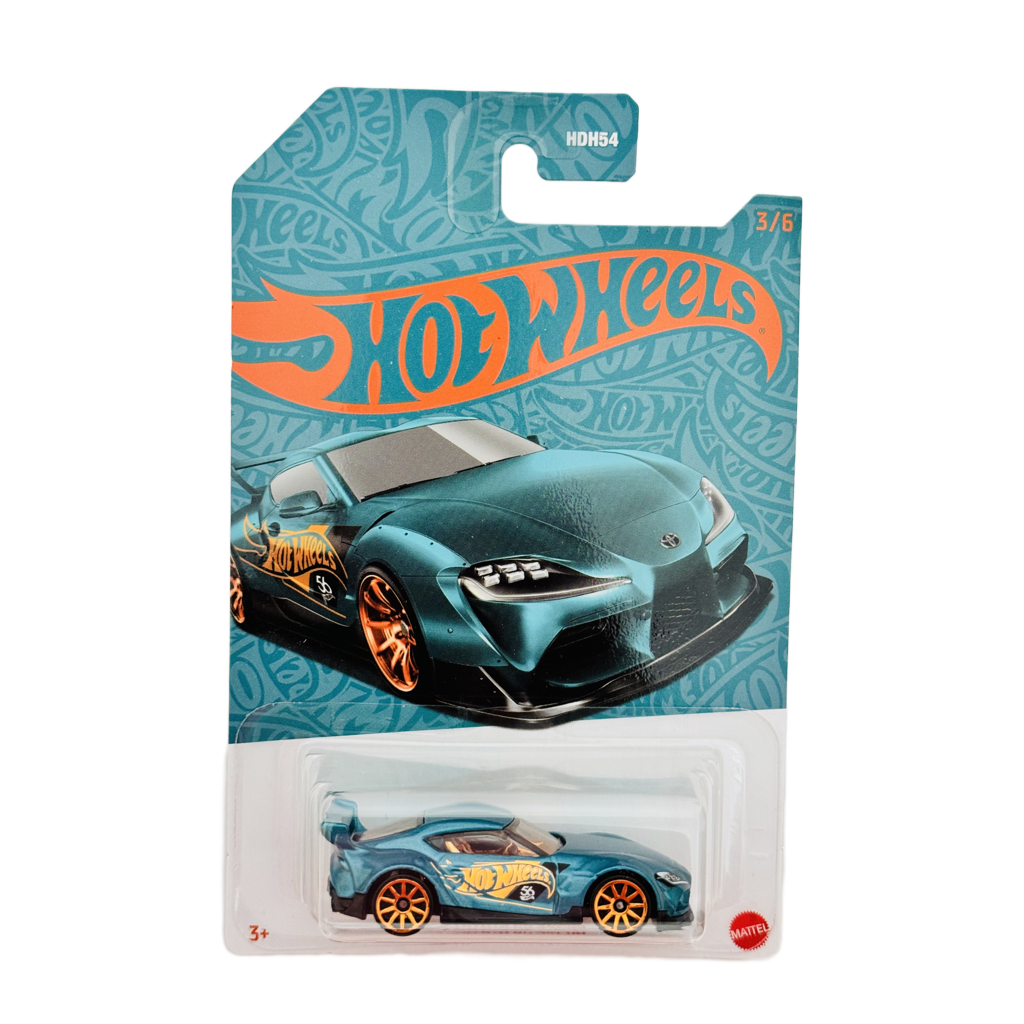 Hot Wheels 56th Anniversary Pearl & Chrome '20 Toyota GR Supra