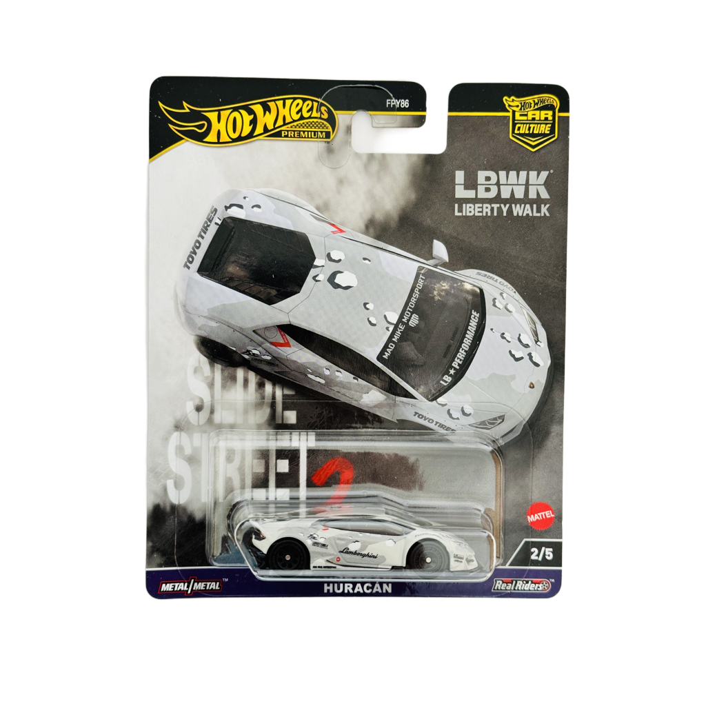 Hot Wheels Premium Slide Street 2 LB-Works Lamborghini Huracan