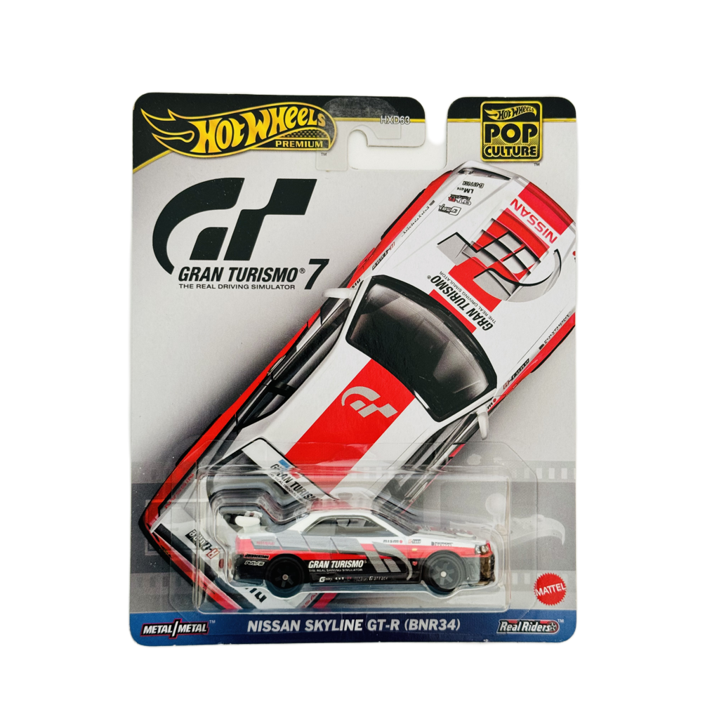 Hot Wheels Premium Gran Turismo 7 Nissan Skyline GT-R (BNR34)