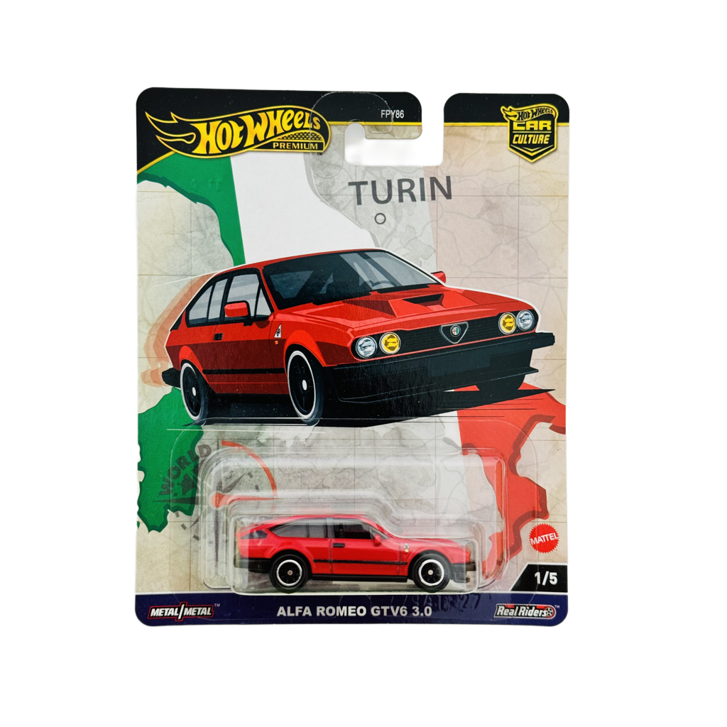 Hot Wheels Premium World Tour Alfa Romeo GTV6 3.0