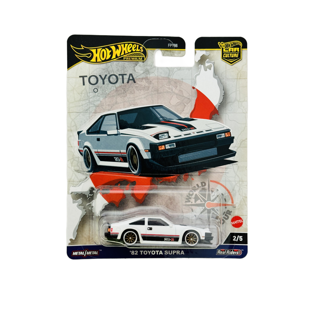 Hot Wheels Premium World Tour '82 Toyota Supra