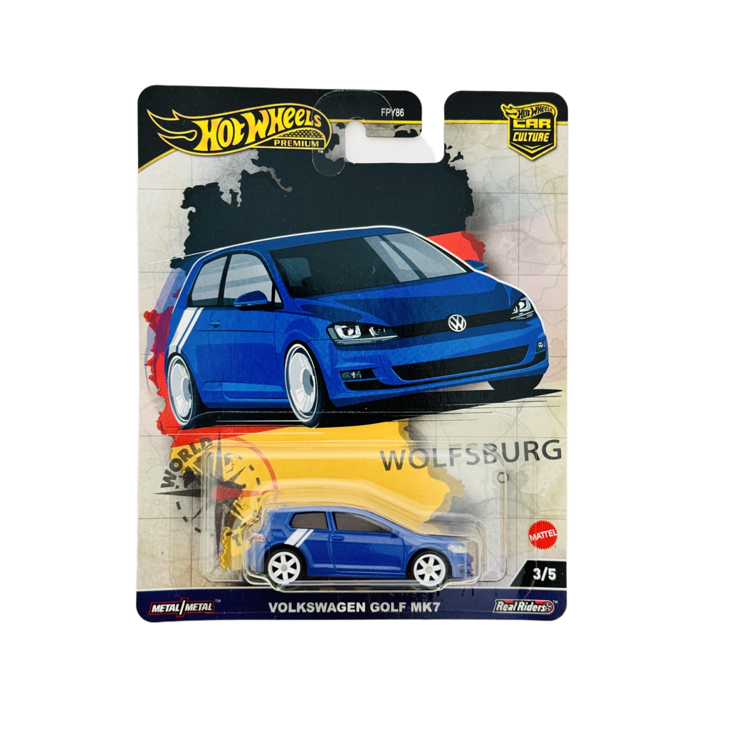 Hot Wheels Premium World Tour Volkswagen Golf MK7