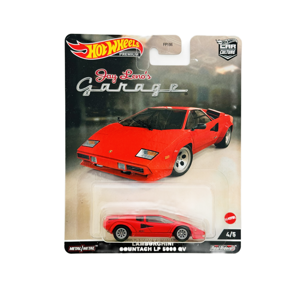 Hot Wheels Premium Jay Leno's Garage Lamborghini Countach LP 5999 QV