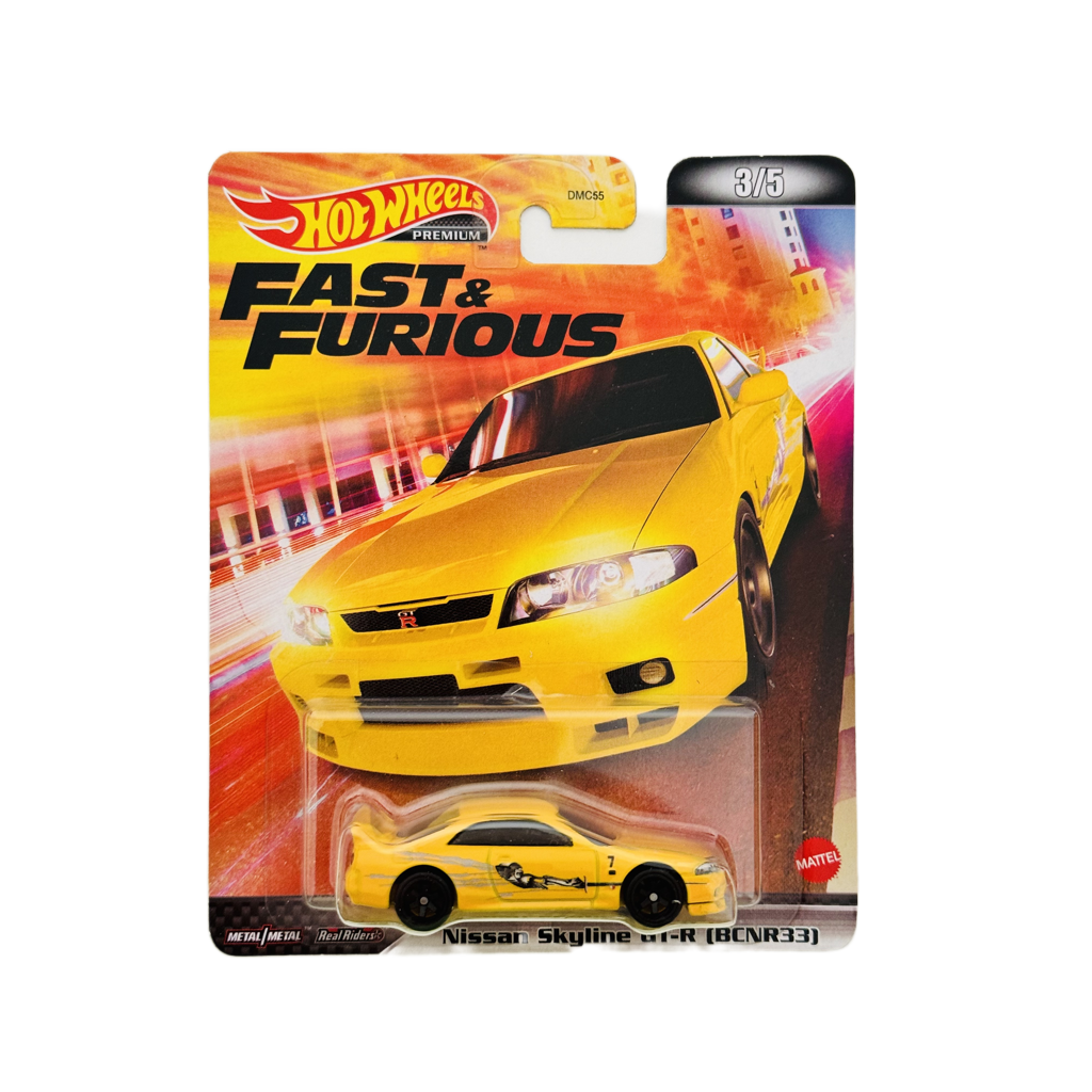 Hot Wheels Premium Fast & Furious Nissan Skyline GT-R (BCNR33)