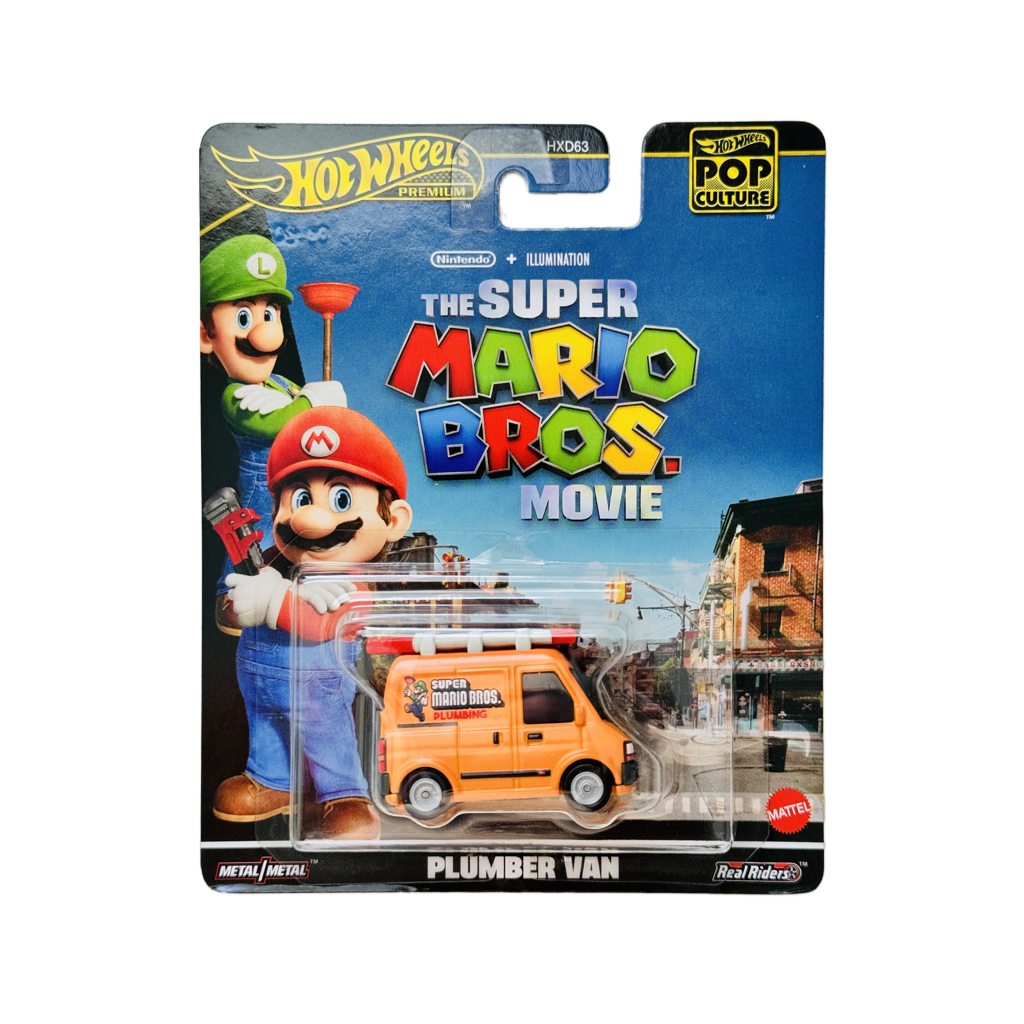 Hot Wheels Premium The Super Mario Bros Movie Plumber Van