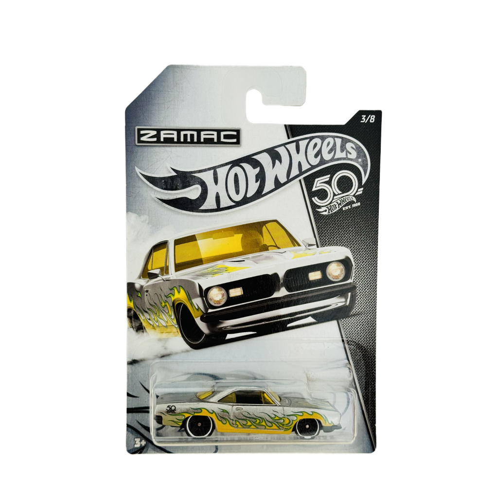 Hot Wheels 50th Anniversary ZAMAC '68 Plymouth Barracuda Formula S