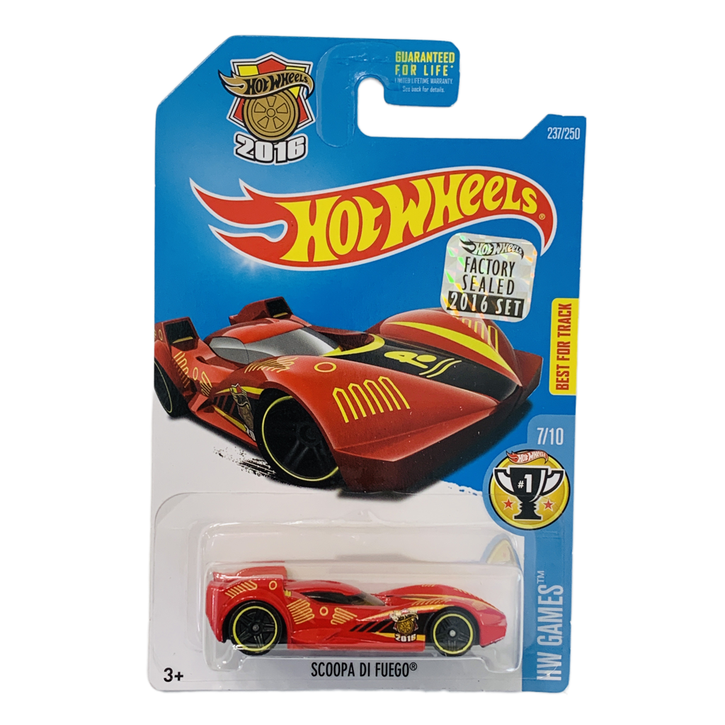  Hot Wheels #237 2016 Factory Set Scoopa Di Fuego