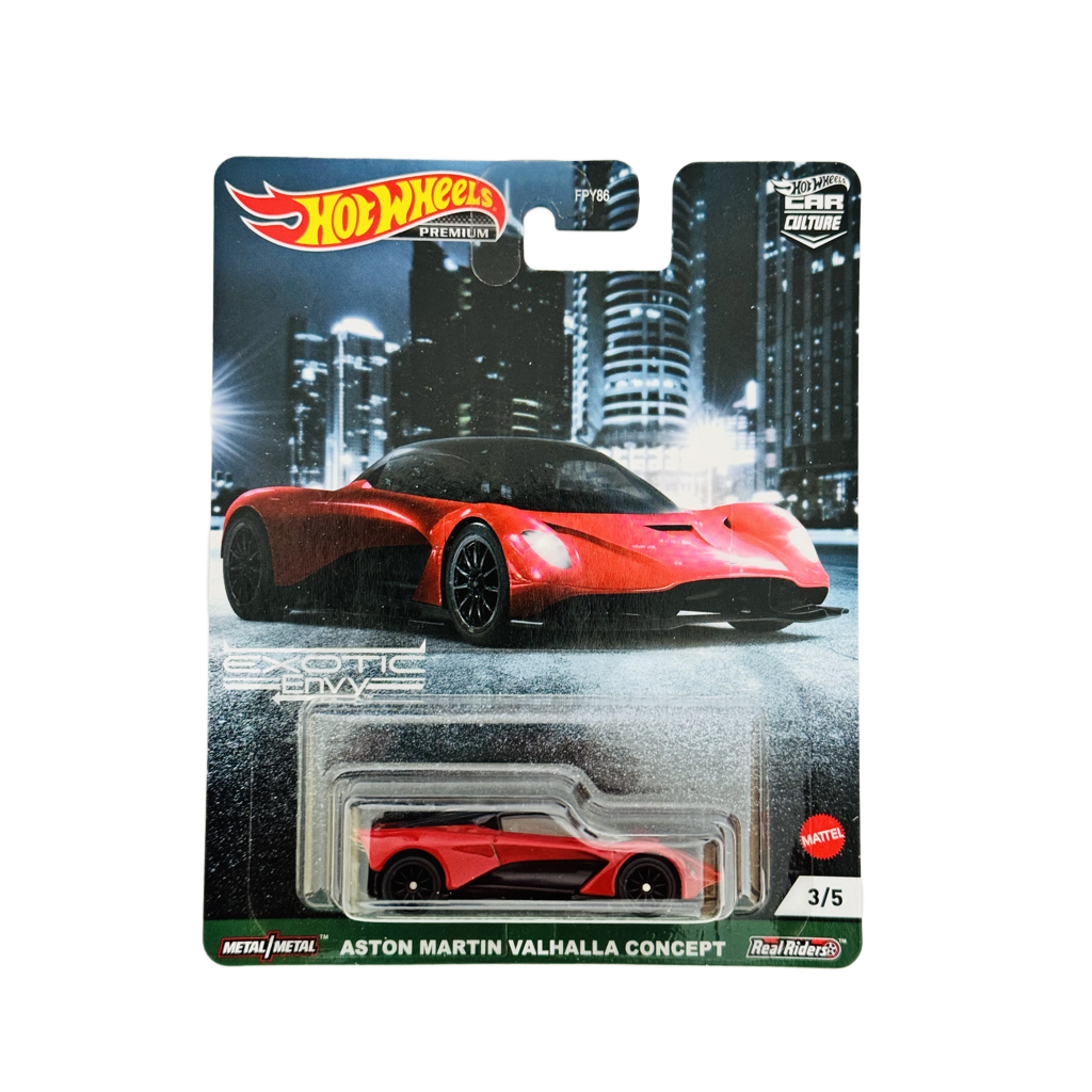 Hot Wheels Premium Exotic Envy Aston Martin Valhalla Concept