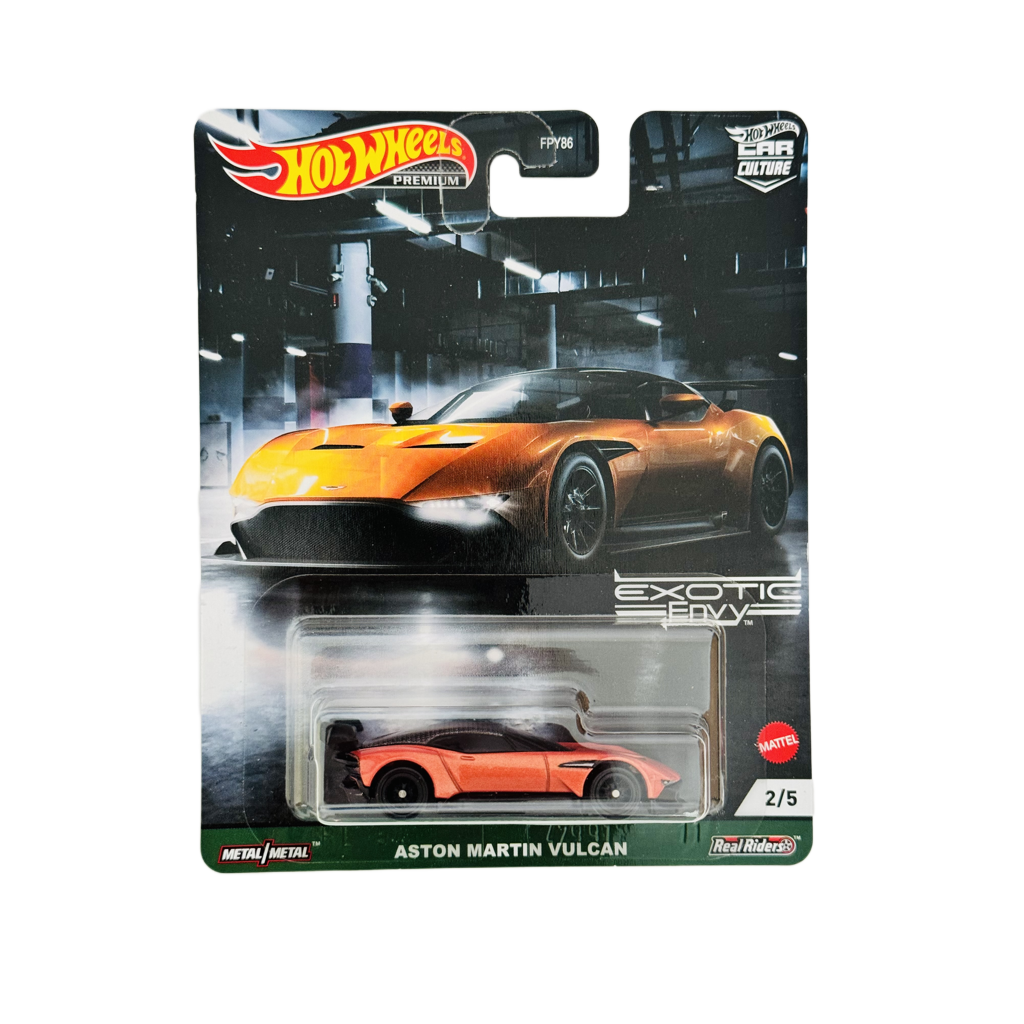 Hot Wheels Premium Exotic Envy Aston Martin Vulcan