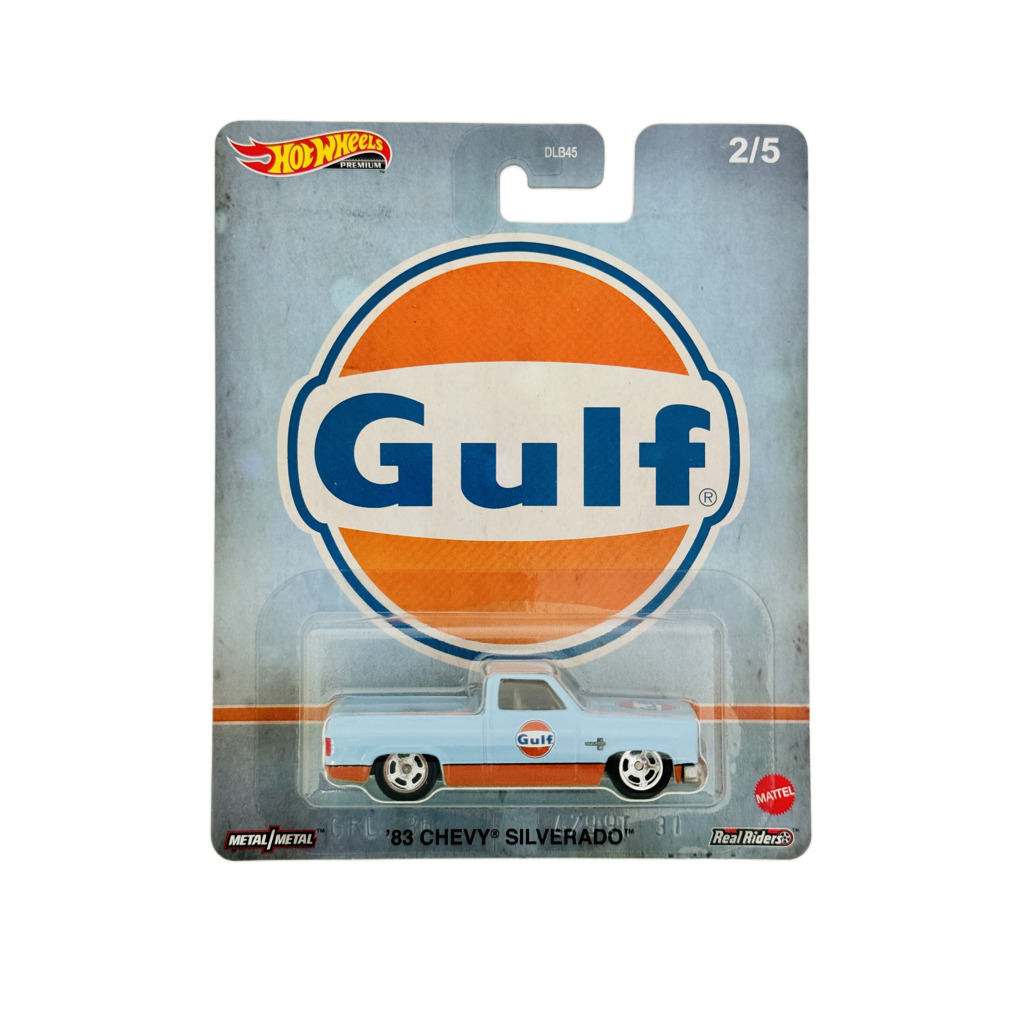 Hot Wheels Premium Gulf '83 Chevy Silverado