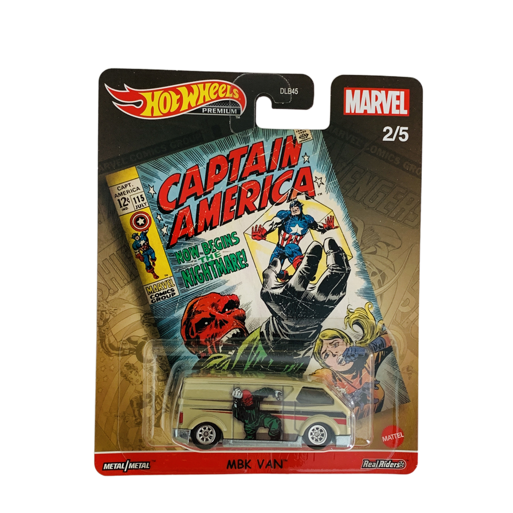 Hot Wheels Premium Marvel Captain America MBK Van