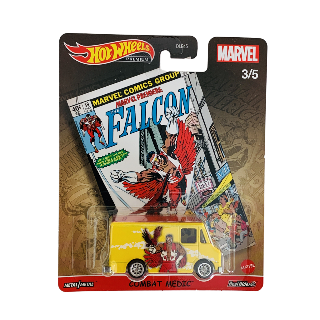 Hot Wheels Premium Marvel The Falcon Combat Medic