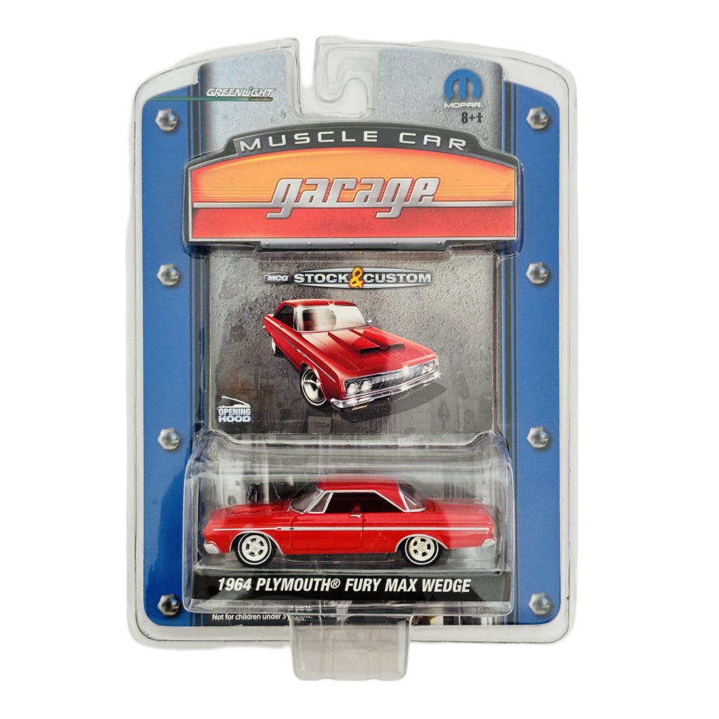 Greenlight Muscle Car Garage 1964 Plymouth Fury Max Wedge