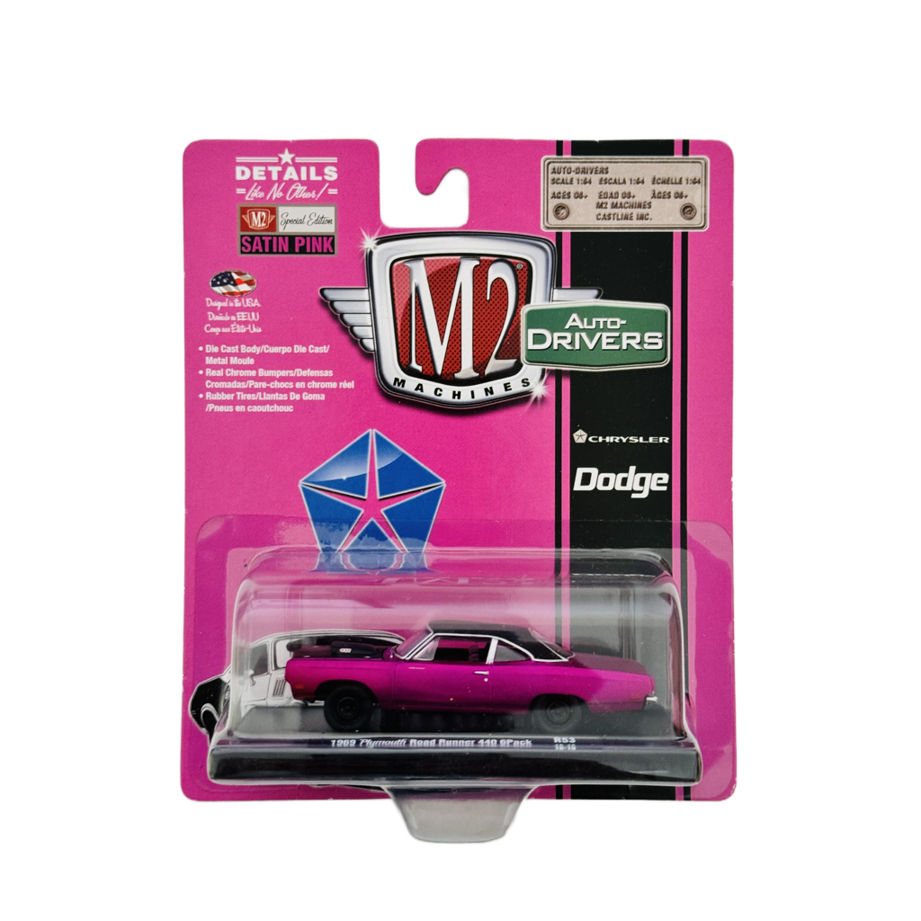 M2 Machines Auto-Drivers 1969 Plymouth Road Runner 440 6-Pack R53