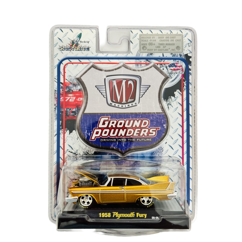 M2 Machines Ground Pounders 1958 Plymouth Fury R01