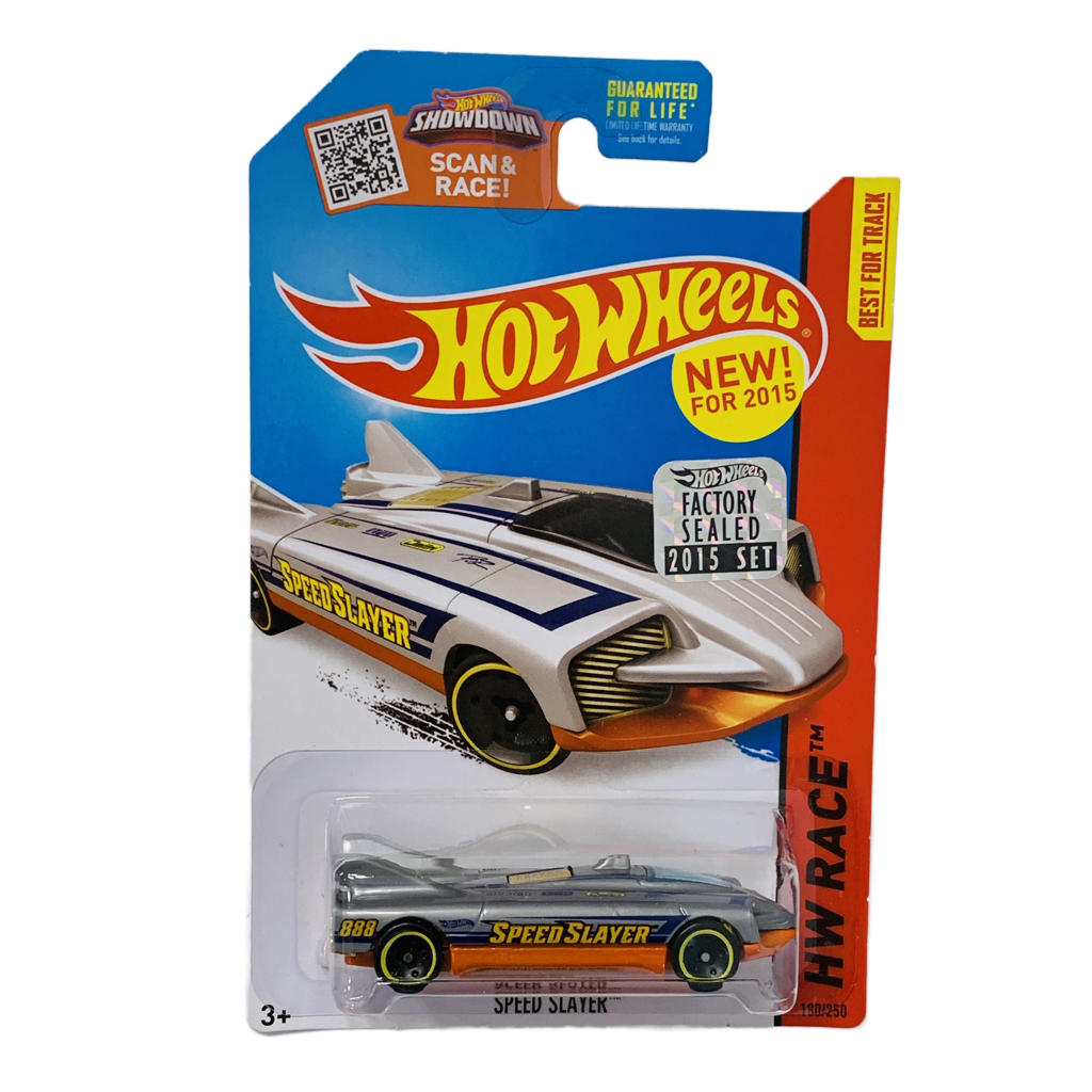 Hot Wheels 2015 Factory Set #180 Speed Slayer - Silver