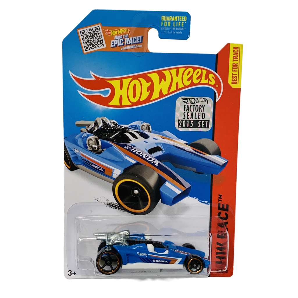 Hot Wheels 2015 Factory Set #182 Honda Racer - Blue