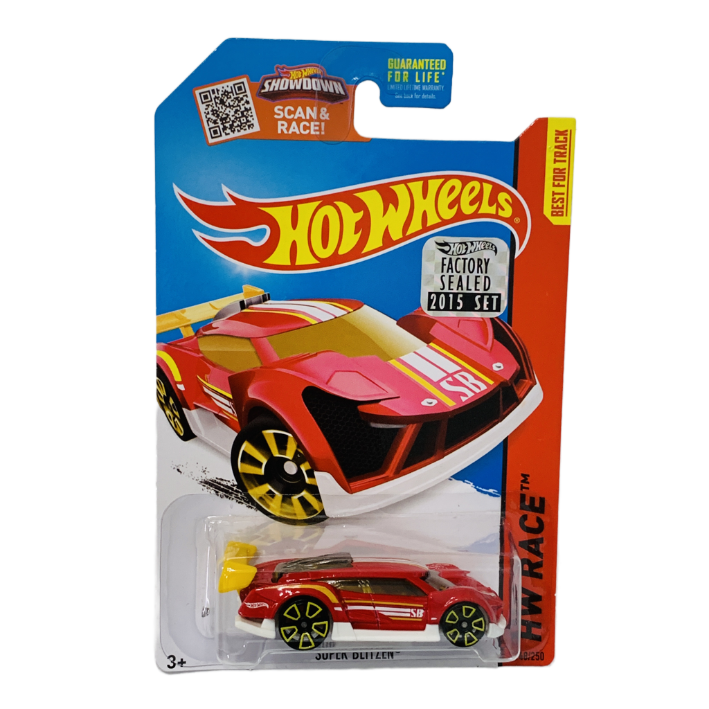 Hot Wheels 2015 Factory Set #148 Super Blitzen - Red