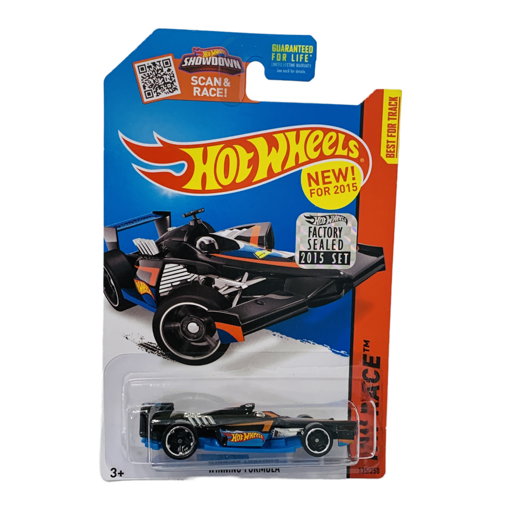 Hot Wheels 2015 Factory Set #135 Winning Formula - Black