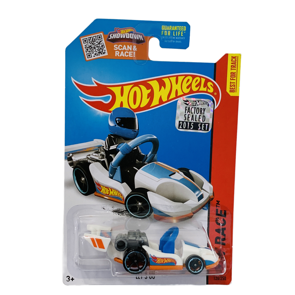 Hot Wheels 2015 Factory Set #126 Let's Go - White