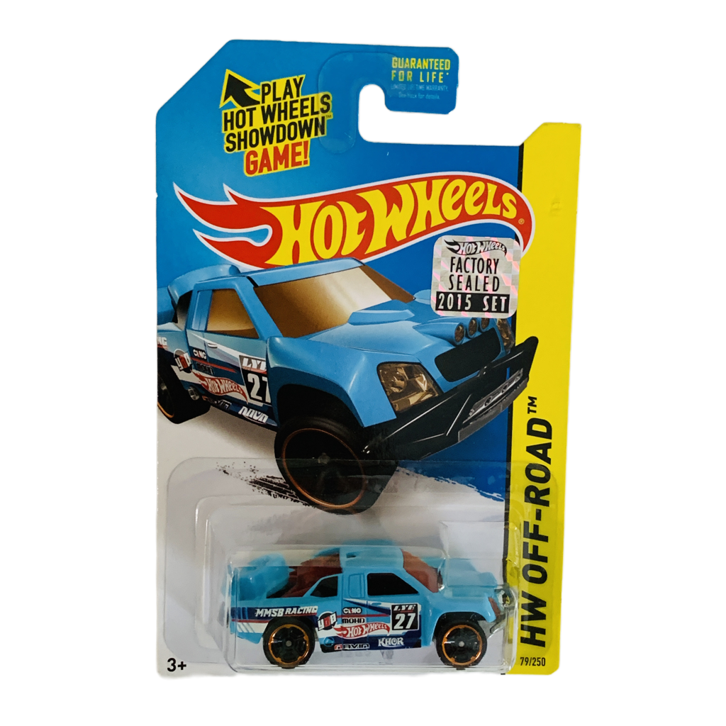 Hot Wheels 2015 Factory Set #79 Off Track - Blue