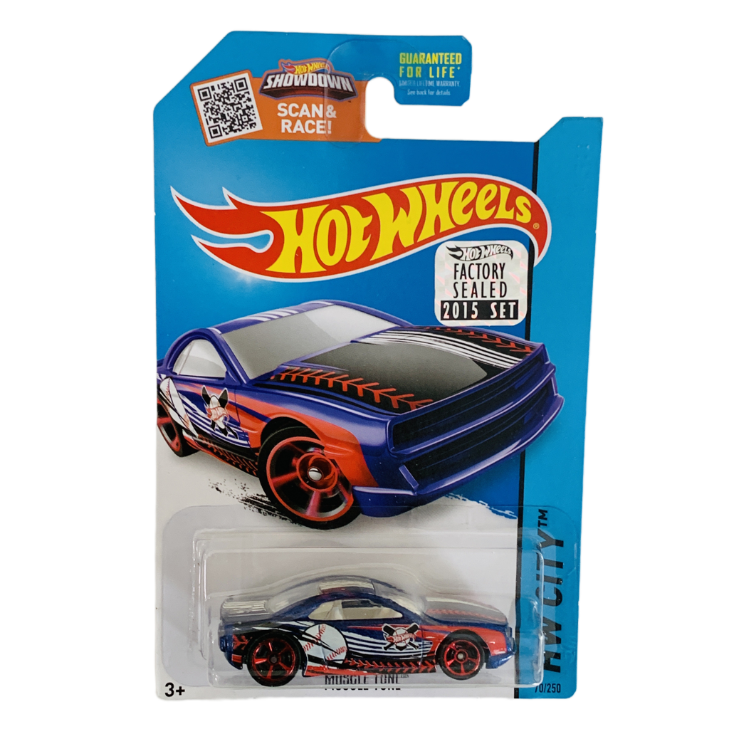 Hot Wheels 2015 Factory Set #70 Muscle Tone - Blue