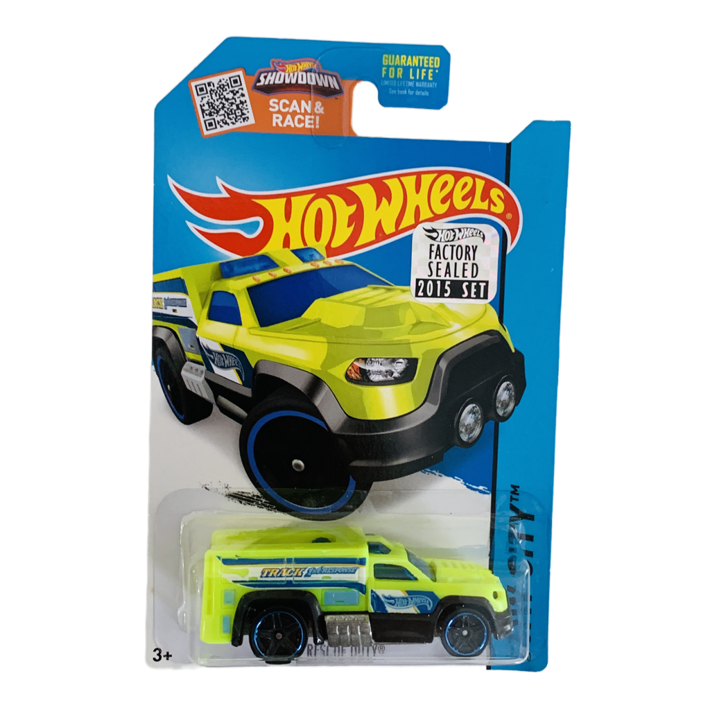 Hot Wheels 2015 Factory Set #46 Rescue Duty - Lime