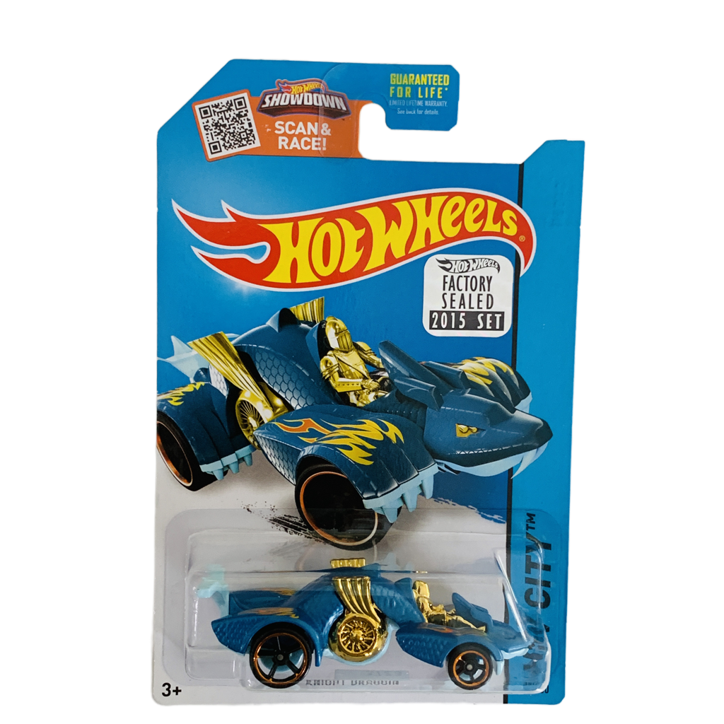 Hot Wheels 2015 Factory Set #35 Knight Draggin' - Blue