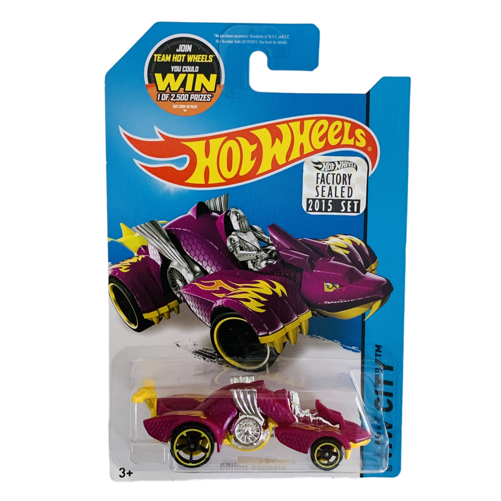 Hot Wheels 2015 Factory Set #35 Knight Draggin' - Magenta