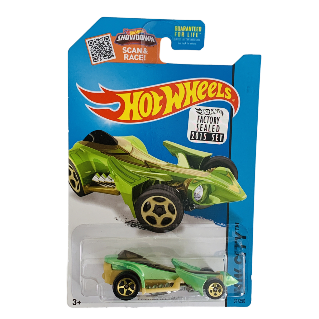 Hot Wheels 2015 Factory Set #31 Preying Menace - Green