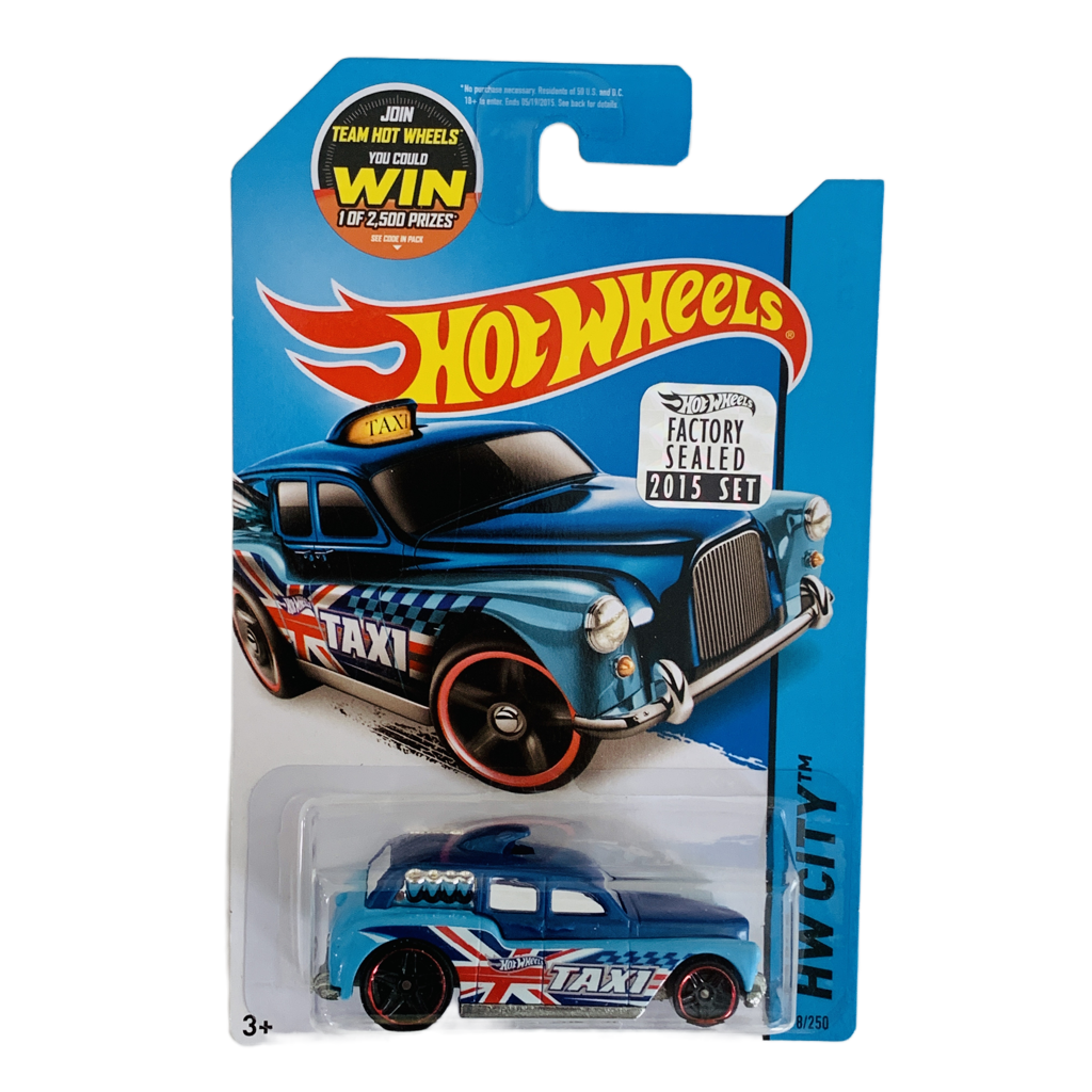 Hot Wheels 2015 Factory Set #8 Cockney Cab II - Blue