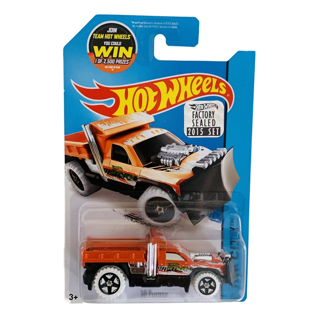 Hot Wheels 2015 Factory Set #6 So Plowed - Orange