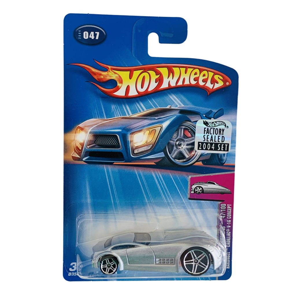 Hot Wheels 2004 Factory Set #047 Hardnoze Cadillav V-16 Concept