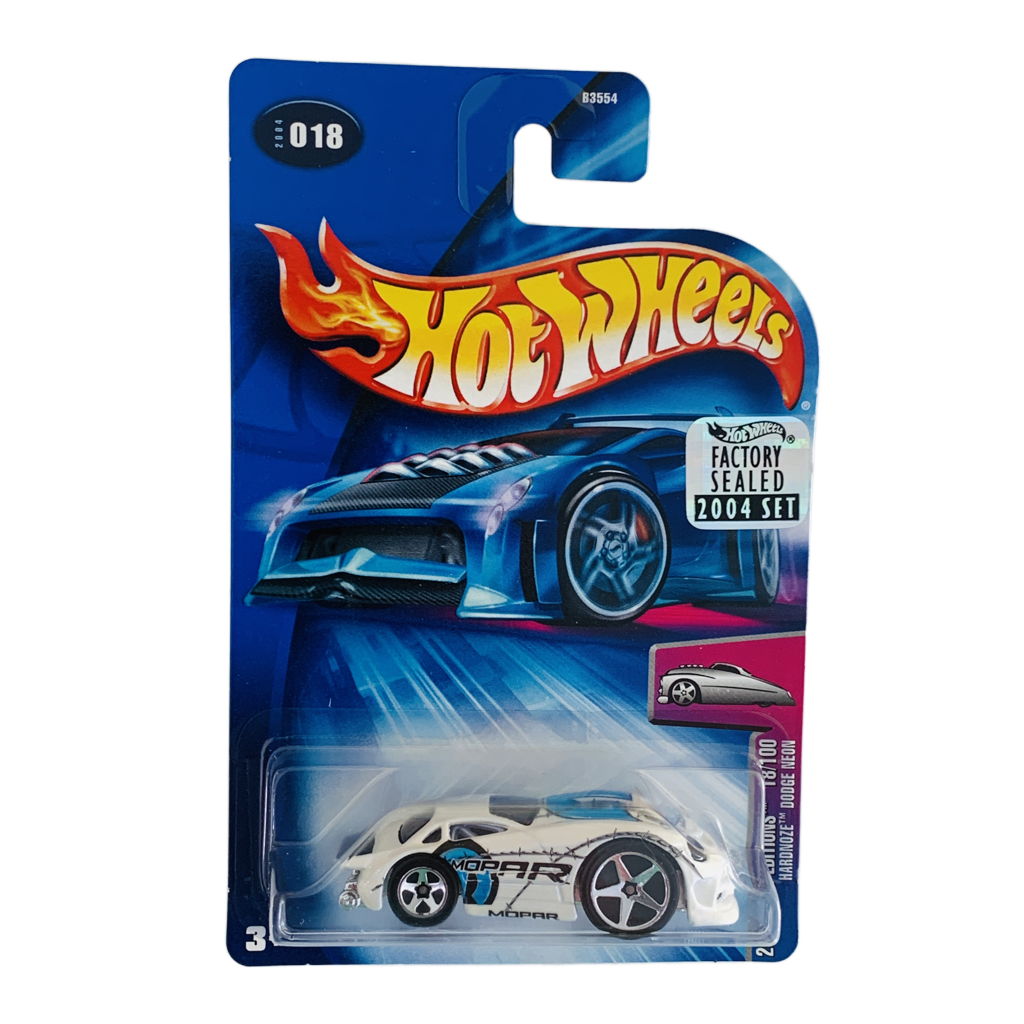 Hot Wheels 2004 Factory Set #018 Hardnoze Dodge Neon