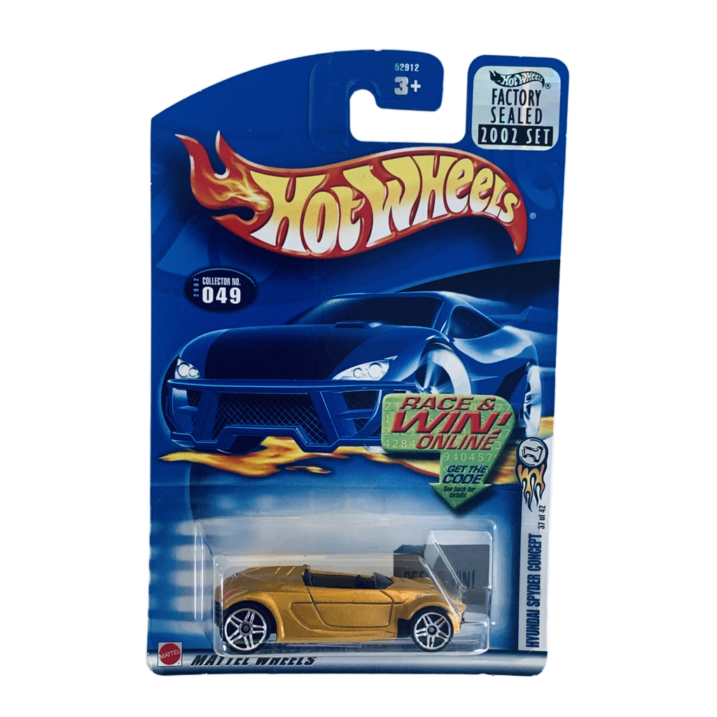 Hot Wheels 2002 Factory Set #049 Hyundai Spyder Concept