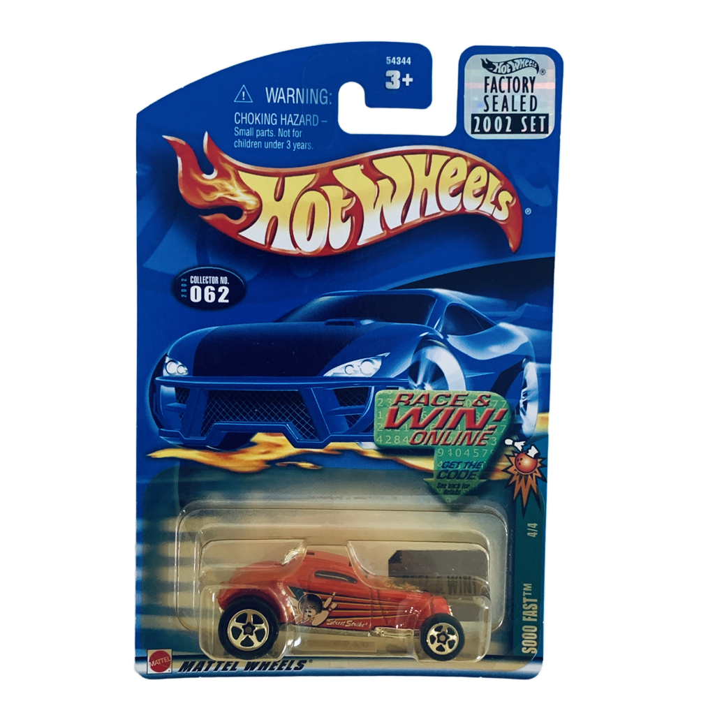 Hot Wheels 2002 Factory Set #062 Sooo Fast - Yellowed Blister