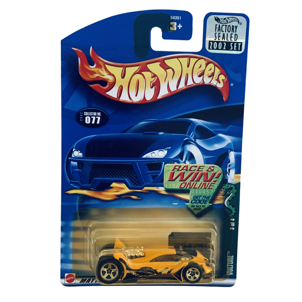 Hot Wheels 2002 Factory Set #077 Vulture - Yellowed Blister