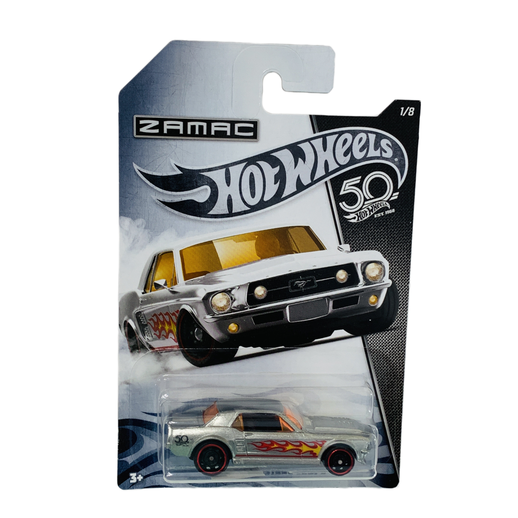 Hot Wheels 50th Anniversary ZAMAC '67 Ford Mustang Coupe