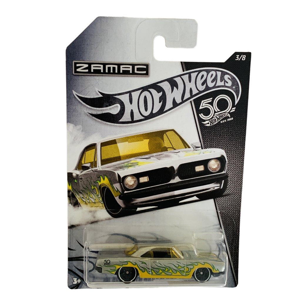 Hot Wheels 50th Anniversary ZAMAC '68 Plymouth Barracuda Formula S