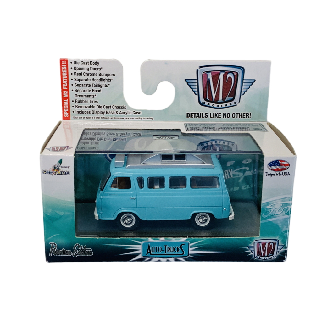 M2 Machines Auto-Trucks 1965 Ford Econoline - Camper Van R32