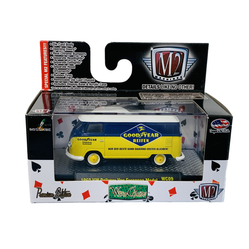 M2 Machines Wild-Cards 1960 Goodyear VW Delivery Van European Model WC09