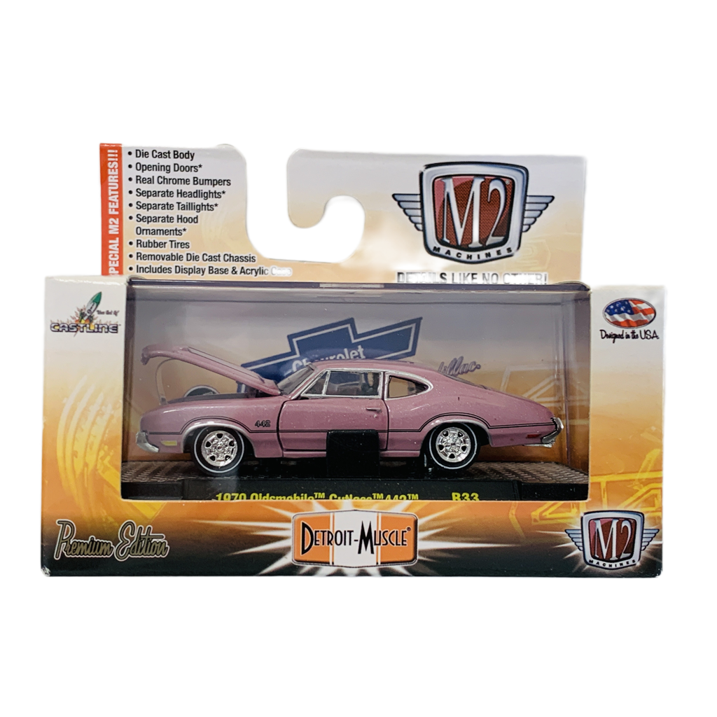 M2 Machines Detroit-Muscle 1970 Oldsmobile Cutlass 442 R33