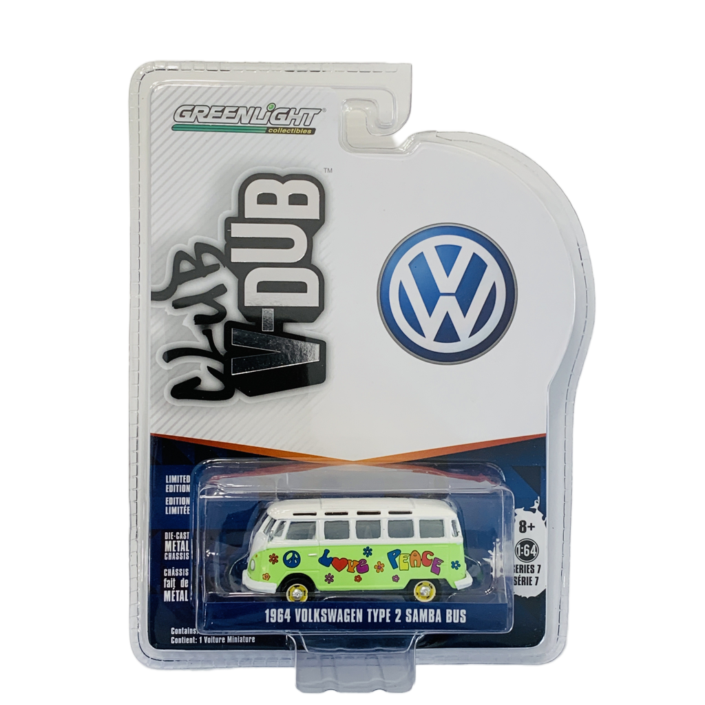 Greenlight Club V-Dub 1964 Volkswagen Type 2 Samba Bus