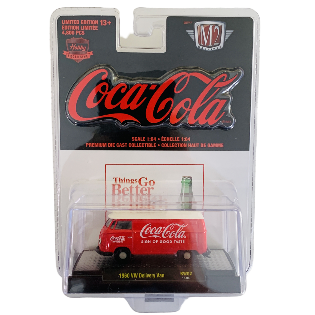 M2 Machines Coca-Cola 1960 VW Delivery Van - Hobby Shop Release