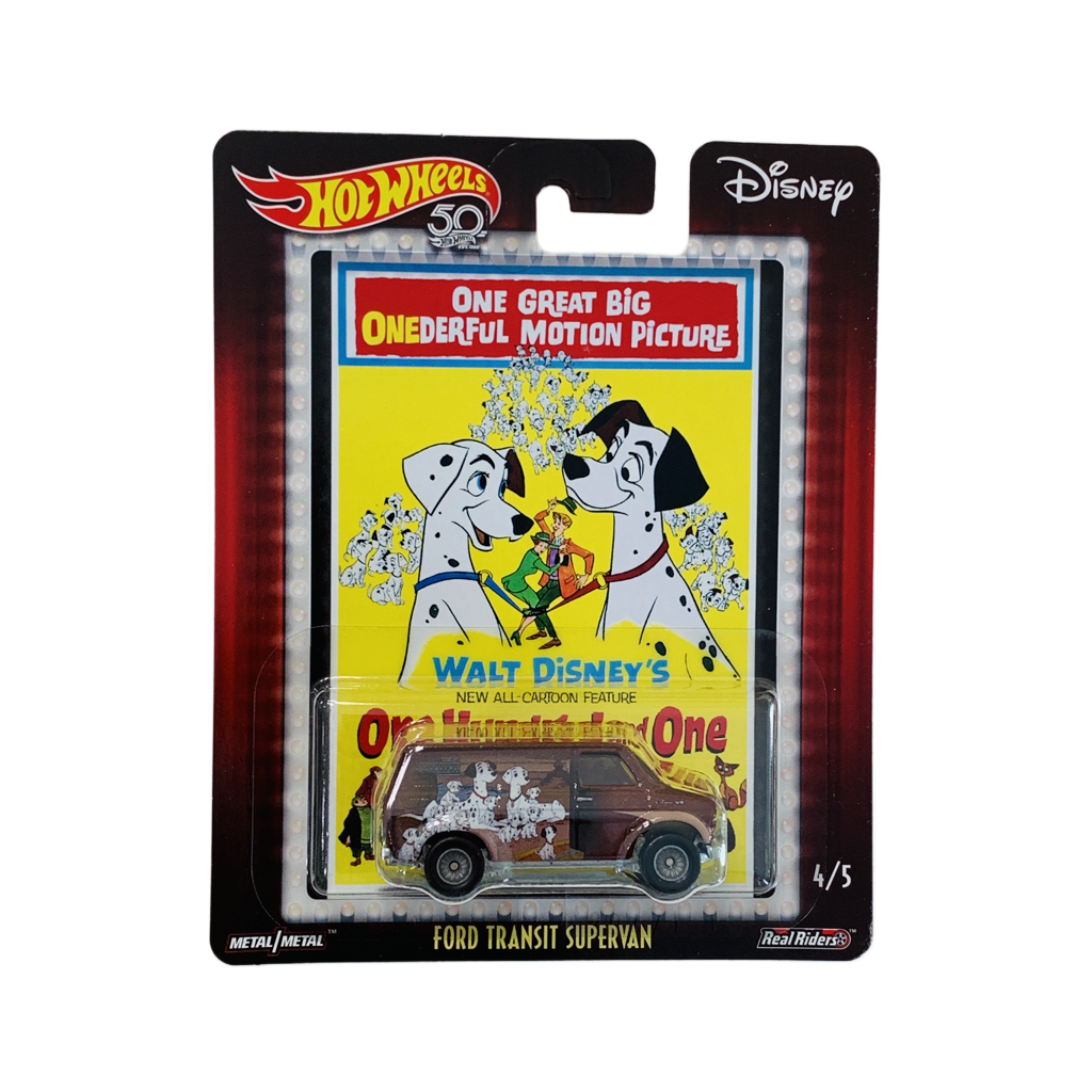 Hot Wheels Disney One Hundred And One Dalmations Ford Transit Super Van