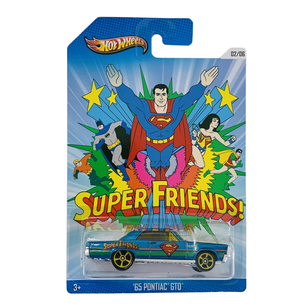 Hot Wheels Superman Super Friends '65 Pontiac GTO