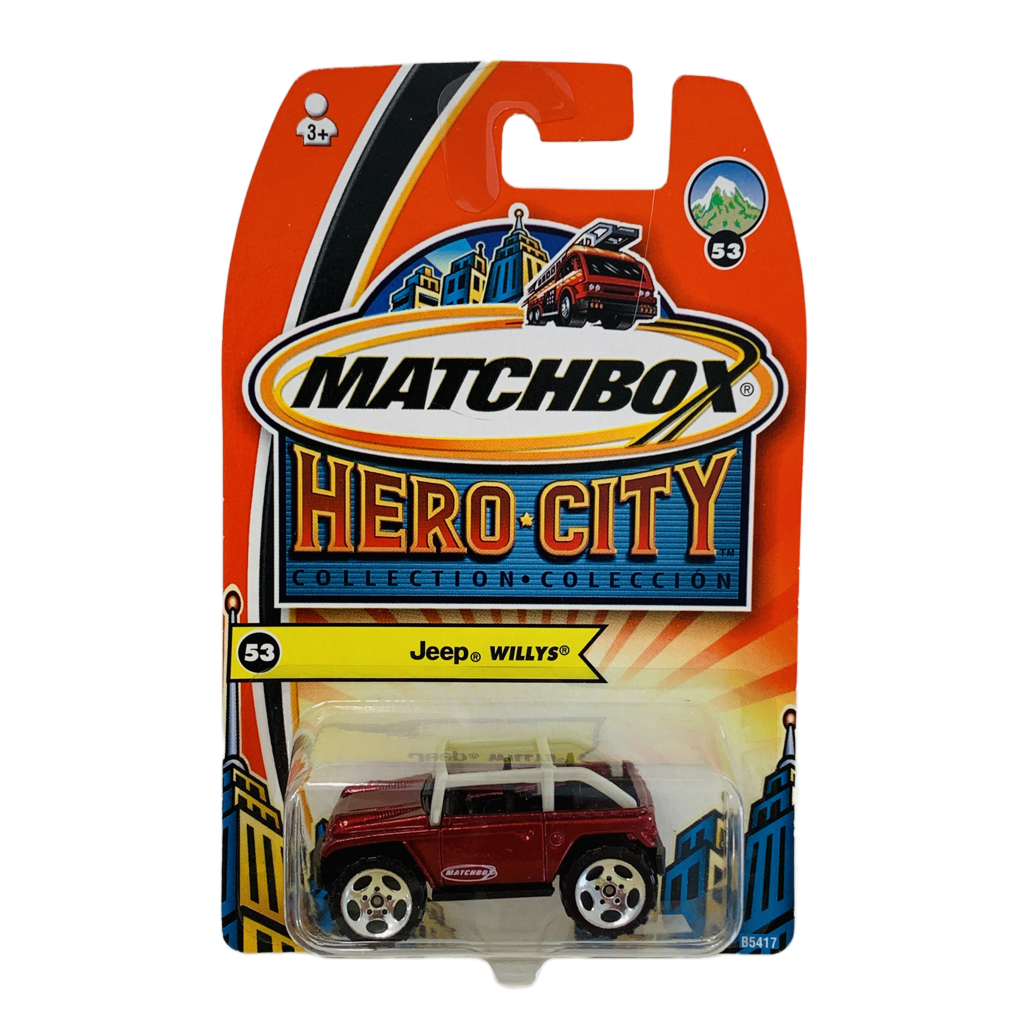 Matchbox Hero City #53 Jeep Willys