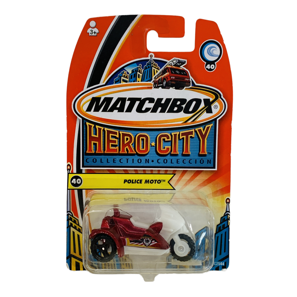 Matchbox Hero City #40 Police Moto